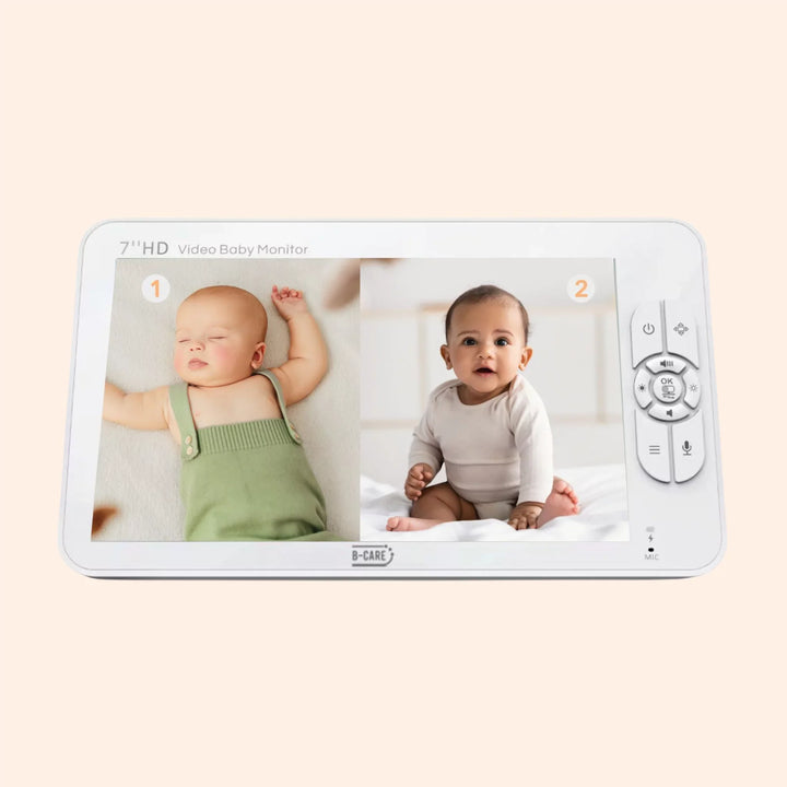 B-Care Baby - Babyfoon Sparkle Ultimate 7 inch Met Camera