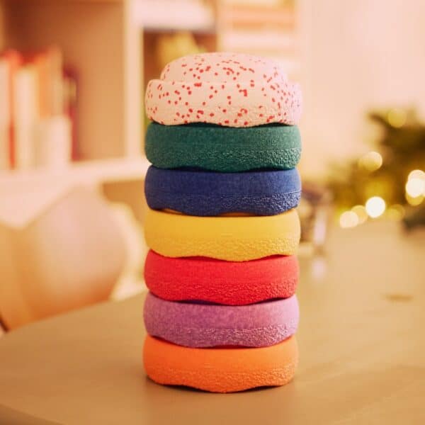 Stapelstein - Stenen Stapelstein Sint Kerst Special Mini Rainbow Classic