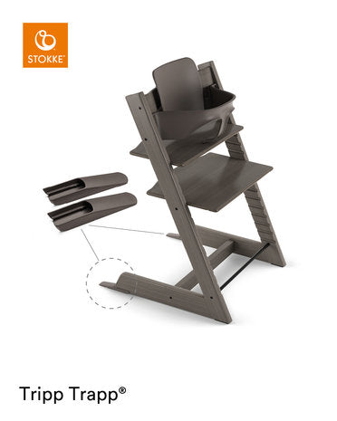 Stokke Tripp Trapp Baby Set2 Hazy Grey, comfortabel accessoire voor kinderstoel.