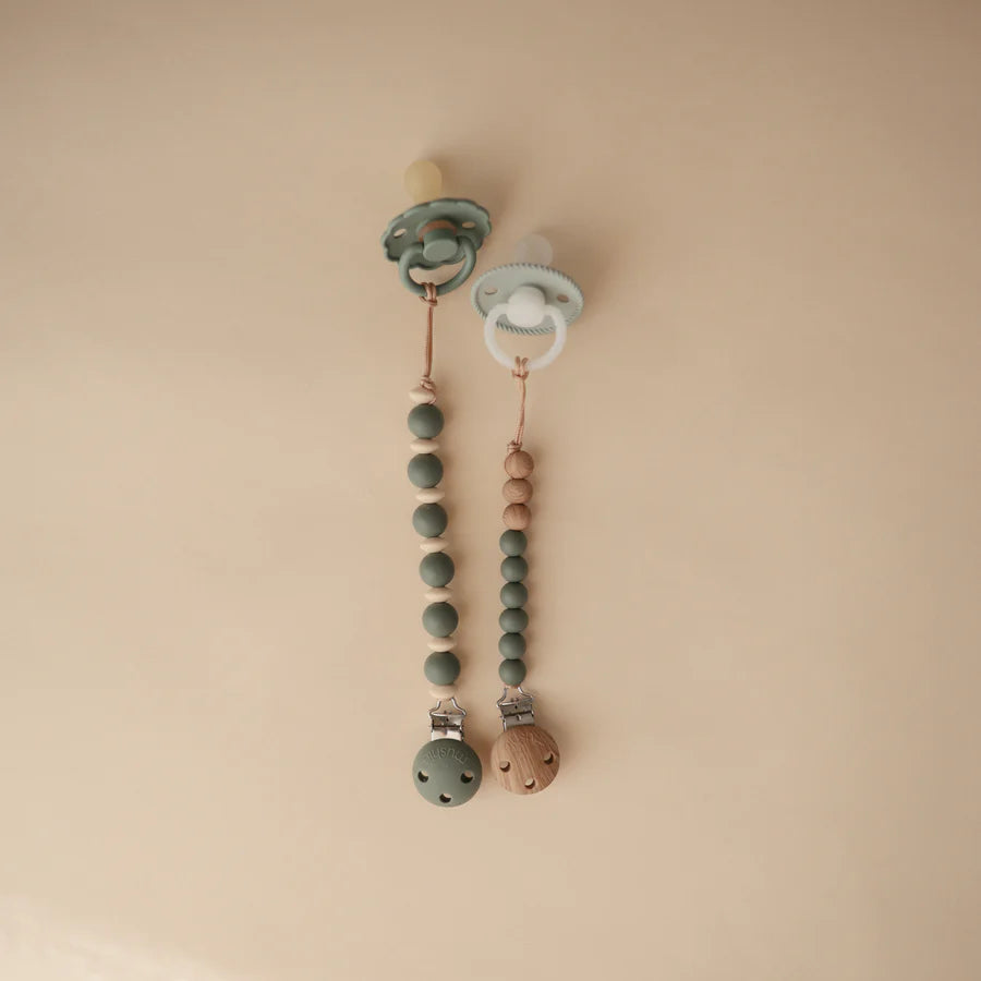 Mushie - Fopspeenketting Luna | Thyme