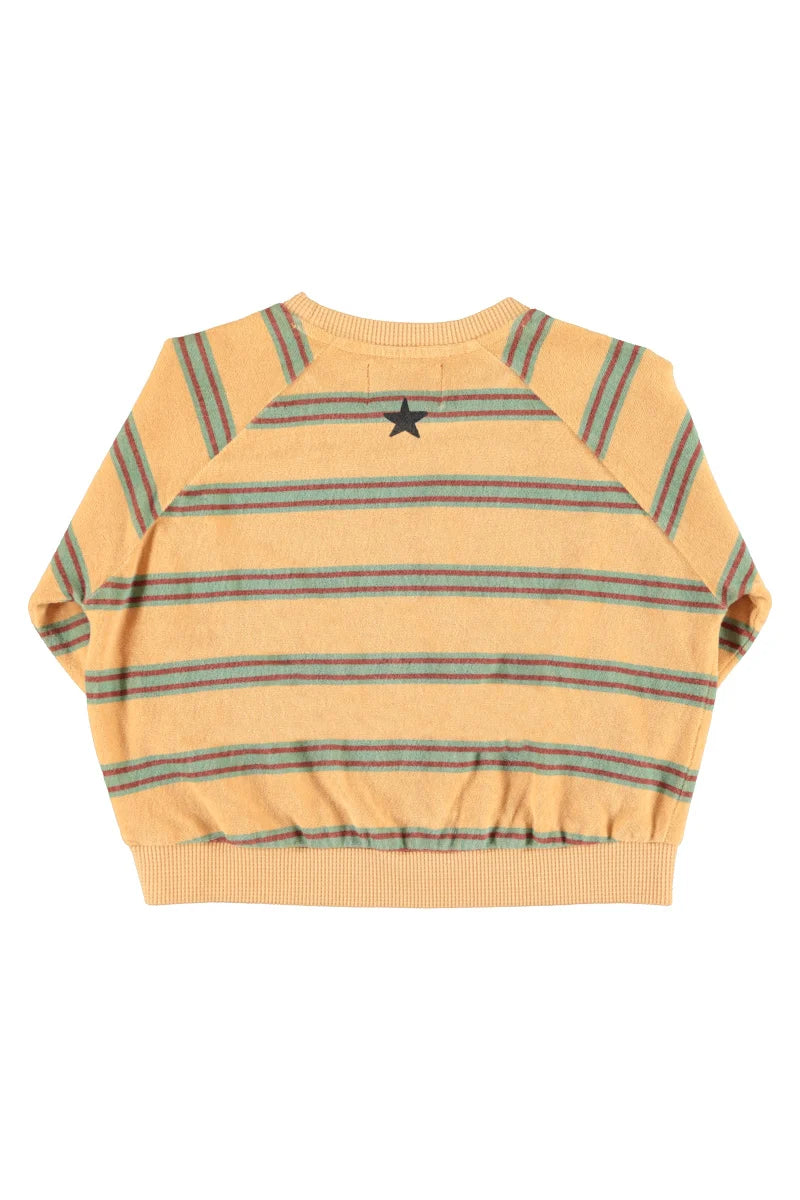 Piupiuchick - Sweatshirt Sand Double Stripes