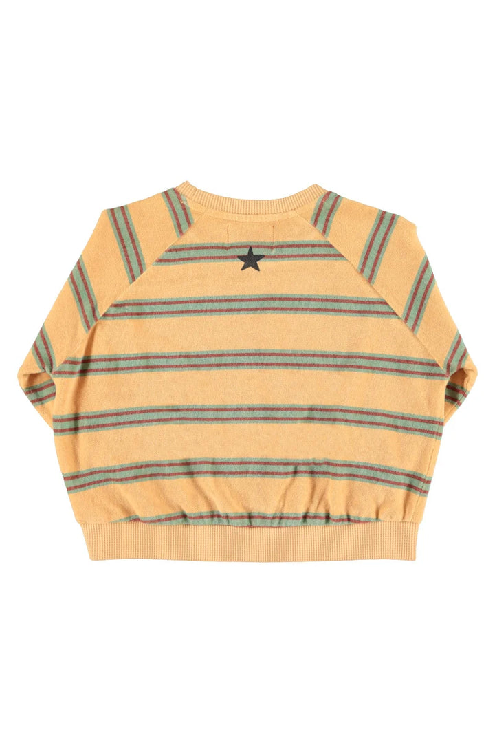 Piupiuchick - Sweatshirt Sand Double Stripes