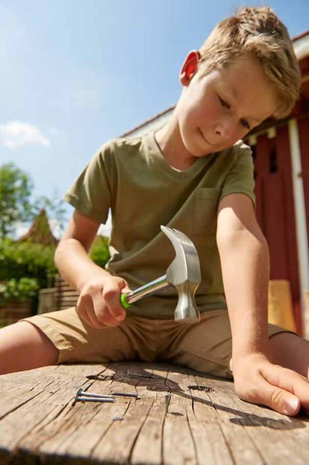 Terra Kids kinderhamer van staal met ergonomisch handvat