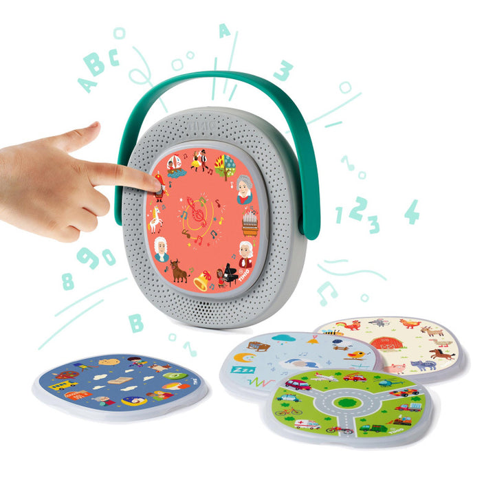 Timio - Oplaadbare Audio- en Muziekspeler | Incl. 5 Discs