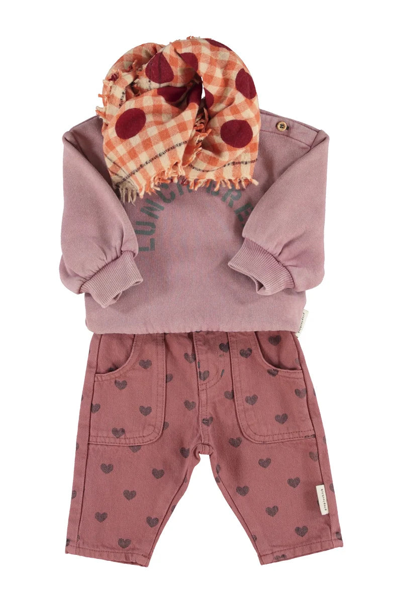 Piupiuchick - Broek Pink Black Hearts