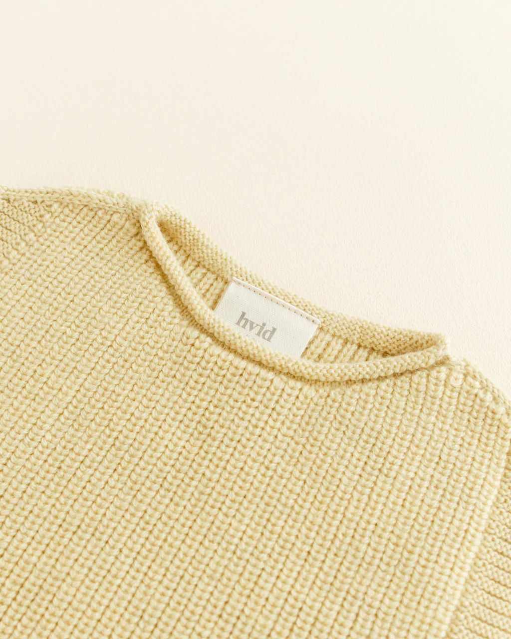 Hvid Harvey debardeur in Light Yellow, merinowollen babyvestje
