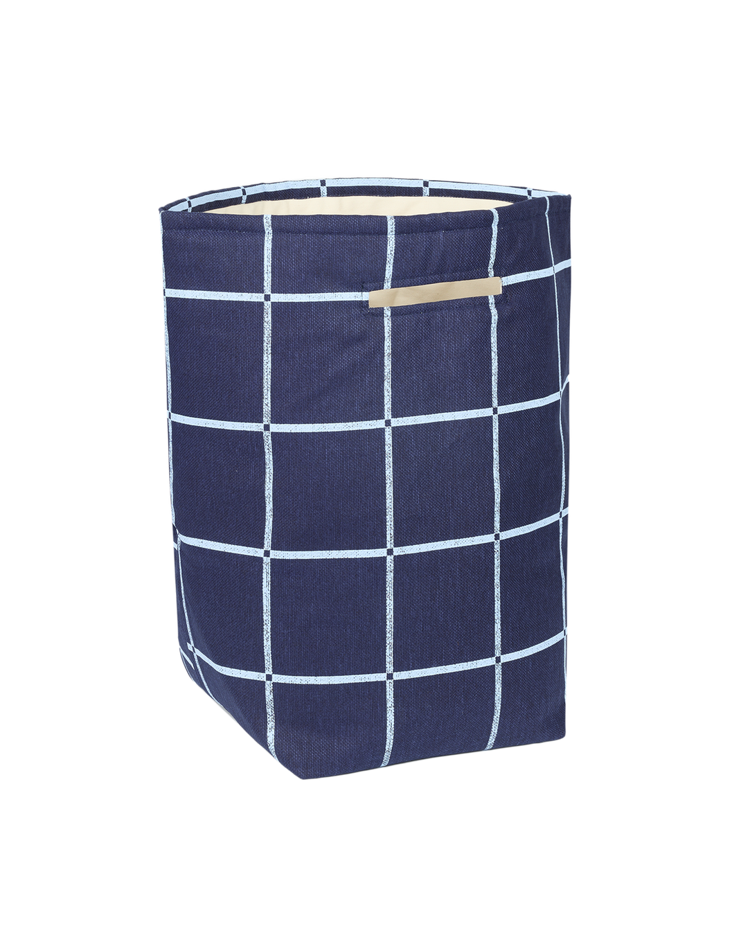 Nobodinoz - Opbergmand Vibes Large | Marineblauwe Ruit