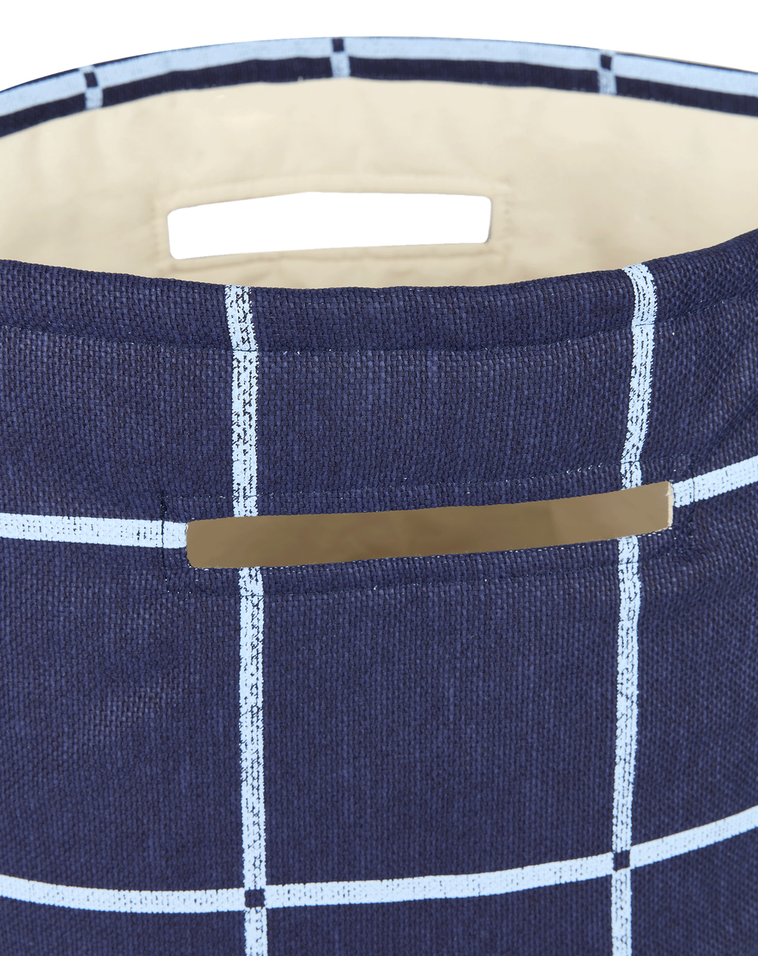 Nobodinoz - Opbergmand Vibes Large | Marineblauwe Ruit