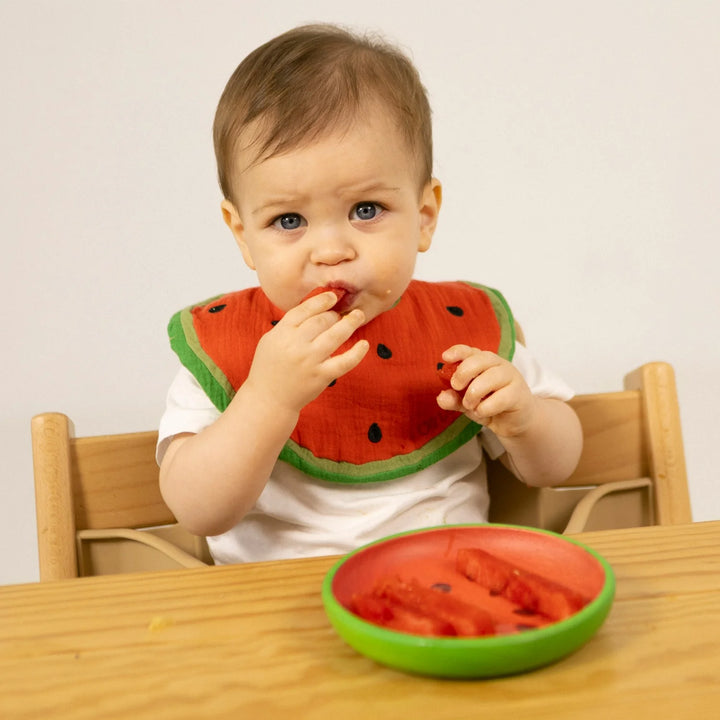Oli & Carol houten eetset Wally the Watermelon voor baby's