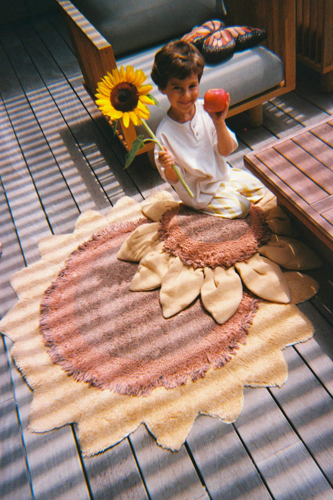 Lorena Canals - Tapijt Ø 120cm | Sunflower