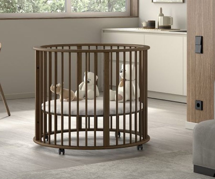 Jaxx - Park Dino Rond Ø 90 cm | Walnoot