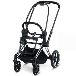 Cybex Kinderwagen Frame Priam Chrome Black, basis voor luxe en stijlvolle kinderwagen