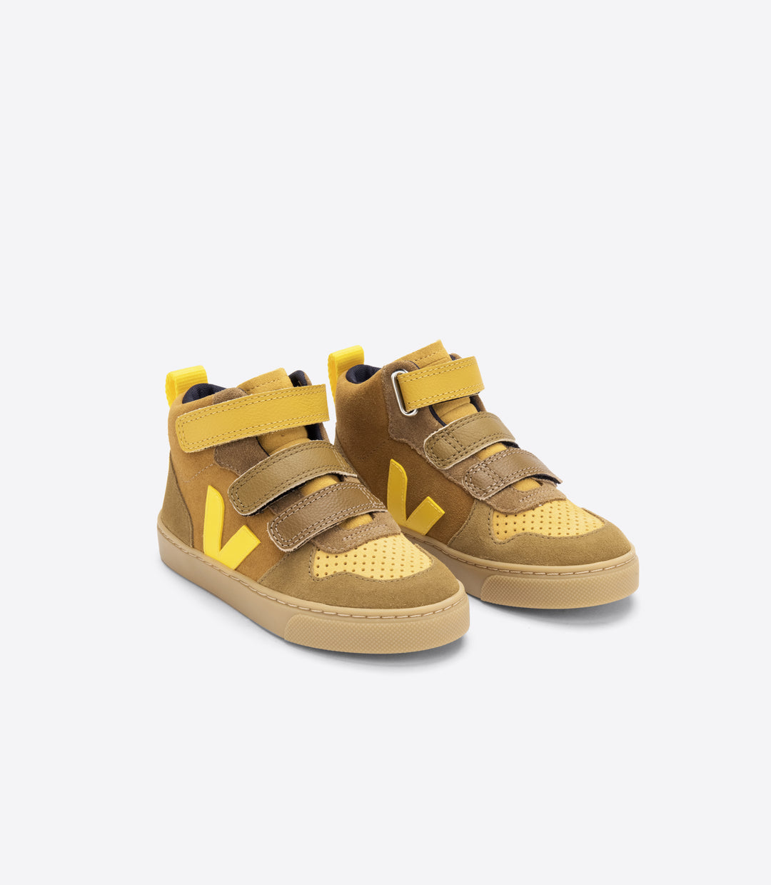 Sneakers Kids Small V-10 Mid Suede Multico Camel Tonic