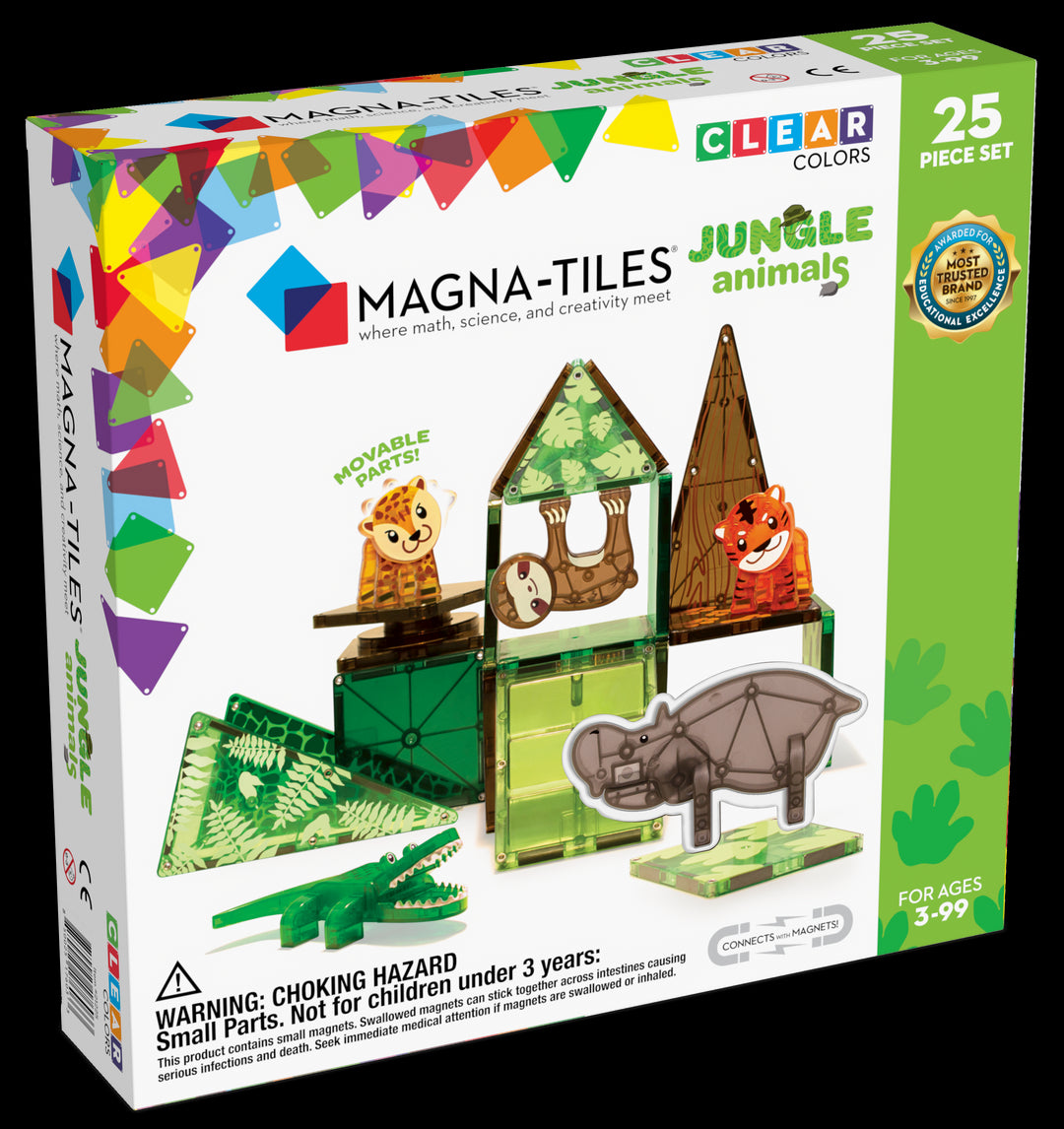 Magnetische Bouwblokken Jungle Animals (25stuks)