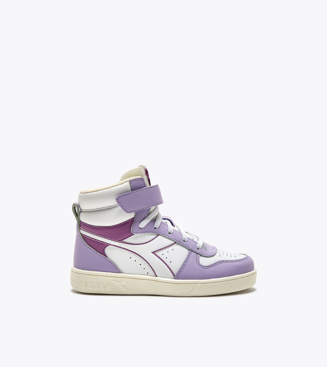 Sneakers Magic Basket Mid Mulberry / White