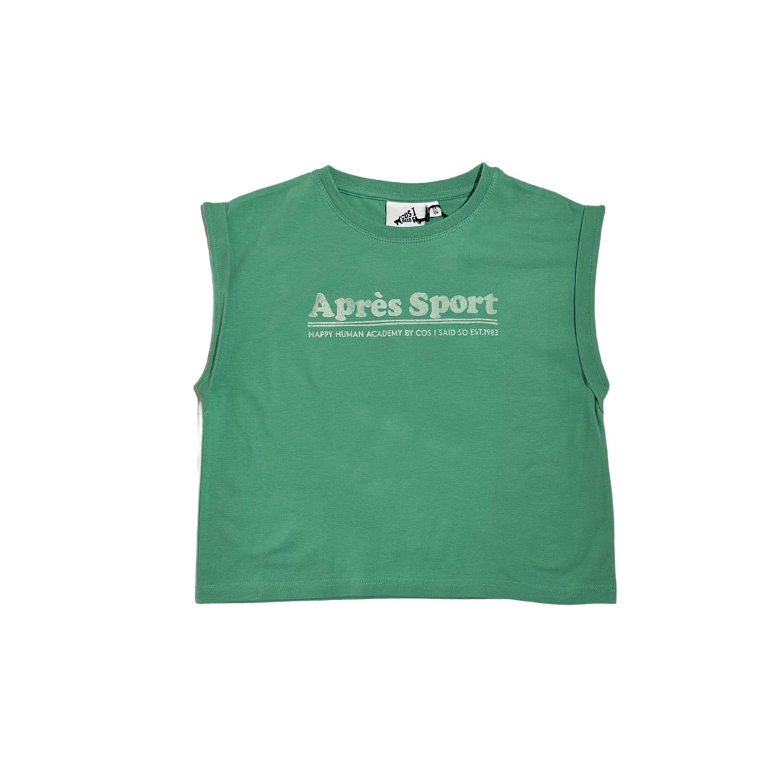 T-shirt Boxy Apres Sport Spruce Green