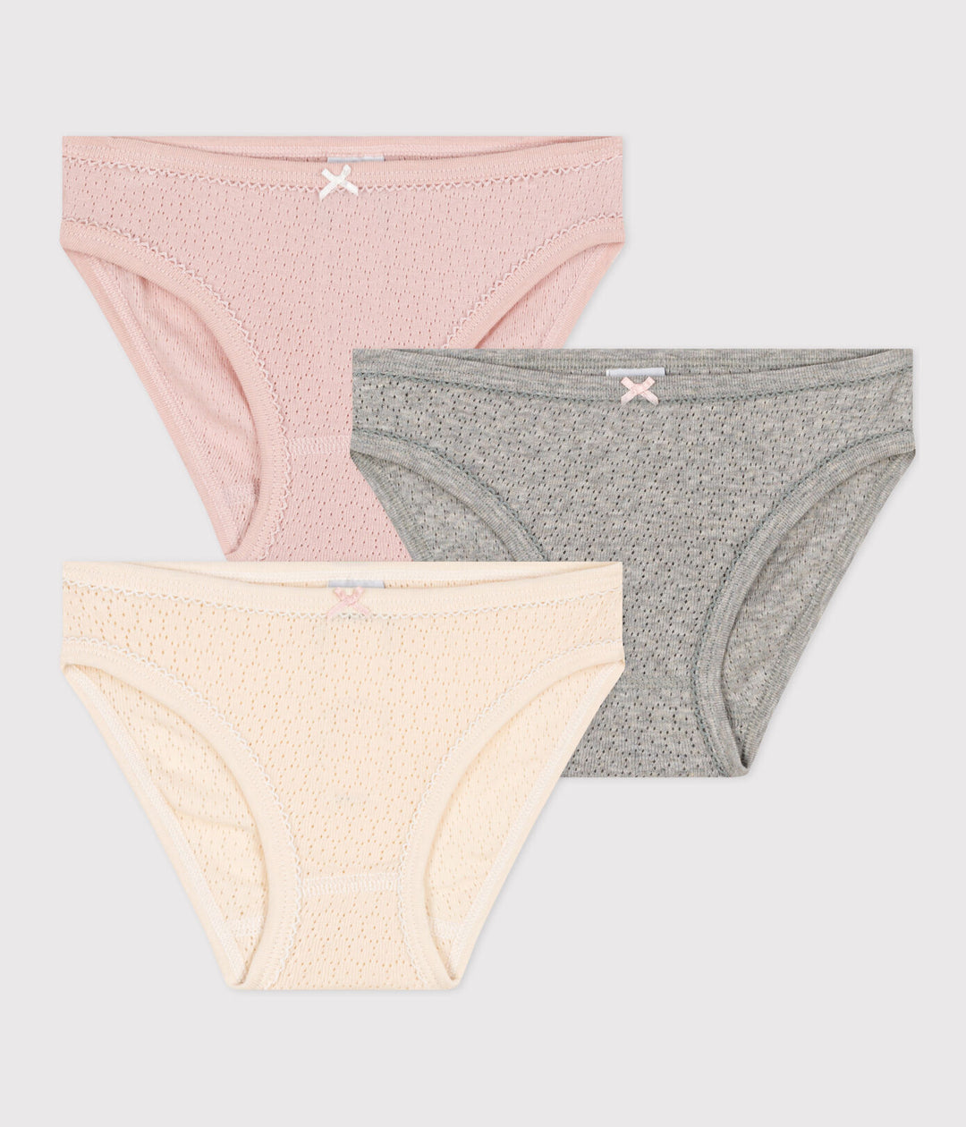 Slip Bow Yellow / Pink / Grey Variante 1 (3pack)