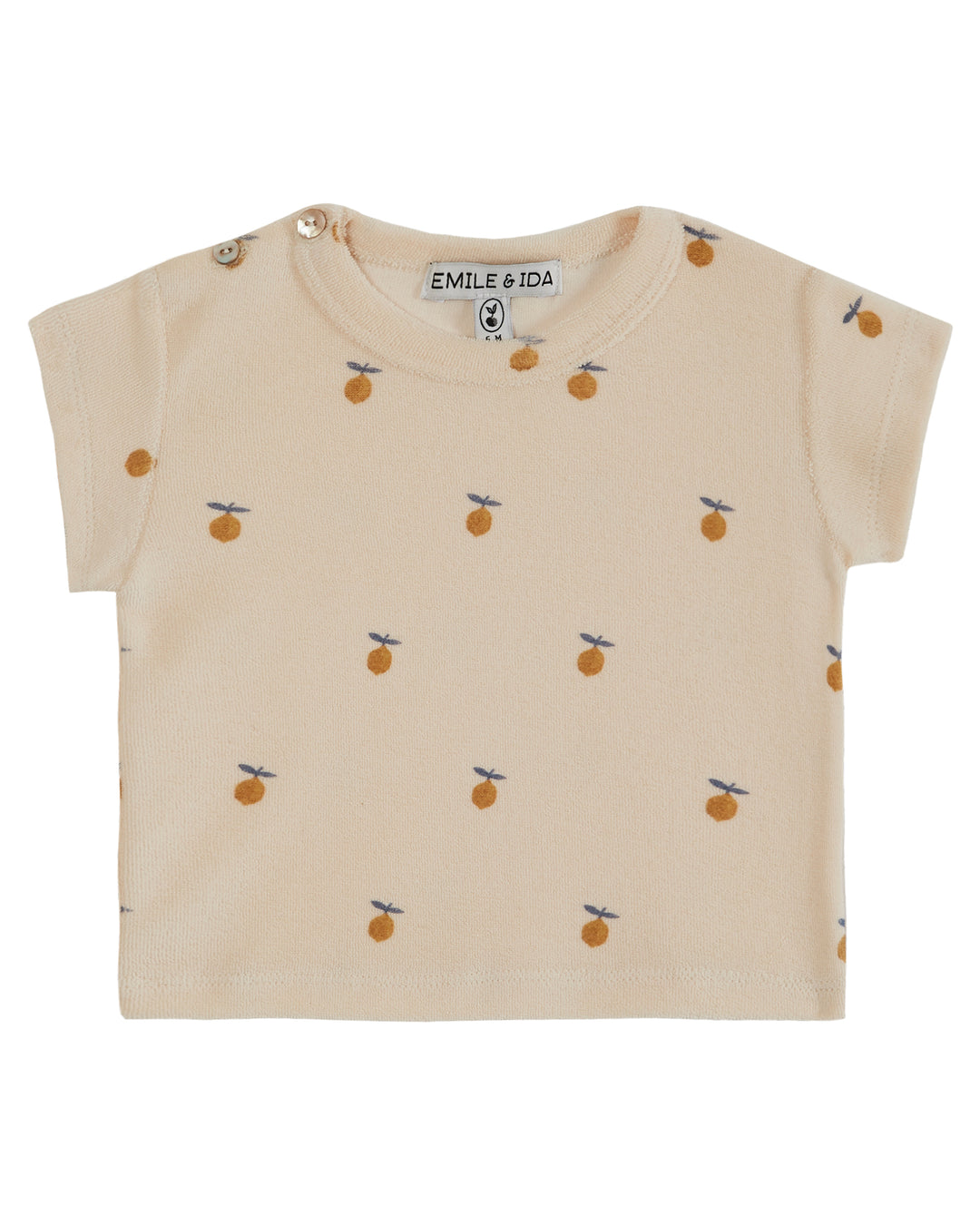 T-shirt Baby Printed Terry Citron